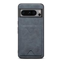 Denior applies to Google Pixel 9/8/7 A/6 Pro imitation leather card holder anti-drop all-inclusive mobile phone case Pixel 9/9 Pro pilka spalva
