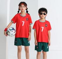 2025 Portugal Home No.267 Children's football jersey set 28