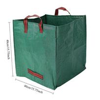 60/125L Heavy Duty Garden Storage Bag, Puncture Resistant Reusable Lawn Leaf Bag with Reinforced Handles,Leaf Collection Bag