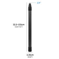 Universal Carbon Fiber Selfie Stick Monopod Ultra-Light Action Cameras Tripod Quick Release Mount for DJI Action 6 for Pocket 4 YF54558/YF54559/-E1234/ZS47337-E1