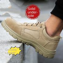 Labor Insurance Shoes Men's Smash-proof and Stab-proof Steel Baotou Work Shoes, Construction Site Safety Protective Shoes 38