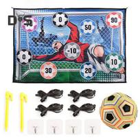 Futbolo žaidimai vaikams Futbolo žaidimų rinkinys berniukams Futbolo kamuolio kilimėlis su taikinio zonomis Treniruok šūvius, tobulink įgūdžius, futbolo dovanos vaikams A oranžinė