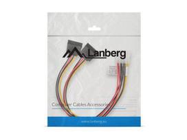 LANBERG CA-HDSA-11CU-0030 maitinimo kabelis MOLEX M ->SATA F x2 30cm