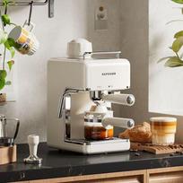 EA39 Semi-Automatic Espresso Machine with Milk Frother and Bean Grinder