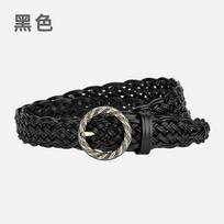 Belt woven retro women's pin buckle belt simple and versatile fashion jeans trousers belt 110