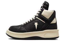 Converse TURBOWPN Mid Rick Owens DRKSHDW Black Cloud Cream A03945C 35