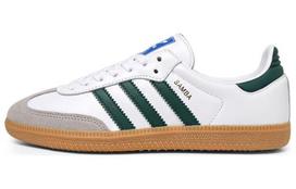 Adidas Samba OG Baltos su Kolegijos žalia ir gumine padu IE3437 36