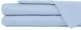 Riposo PREMIUM Satino paklodė be gumos Light mėlynas 150x220 cm