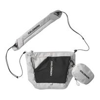 SALOMON ACS Nylon Shoulder Bag, Crossbody Bag Unisex Dove White & Black LC2867900