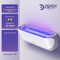 Komercinė LED lipni spąstų musėms ir uodams gaudyklė lempa D23-LED Single Tube balta