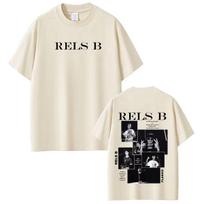 Rapper Rels B Album Tour Print 2026 T-shirts Men's Women Clothing Fashion T Shirt Hip Hop Short-sleeve Casual Clothing 4XL