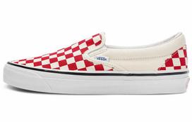 Vans OG Classic Slip-On LX 'Checkerboard - Racing Red' 37