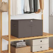 Storage Box 6 pcs Anthracite 55 x 35 x 32 cm Non woven Fabric