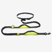 Wholesale Durable Strong Nylon Solid Running Dog Lead Reflective Hands Free Dog Bungee Leash (Green,L) žalia