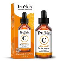 TruSkin vitamino C serumas veidui? Senėjimą stabdantis veido serumas su vitaminu C, hialurono rūgštimi, vitaminu E? Šviesinantis serumas nuo tamsių dėmių, lygiai odai