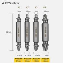Damaged Screw Extractor Drill Bit Set Stripped Broken Screw Bolt Remover Extractor  Demolition Tools 4/5/6 PCS