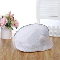 Travel Shoes Buggy Bag Mesh Laundry Bag Washing Machine with Zipper Shoe Bag Protective Clothes Storage Box M 42X24X24cm pilka spalva