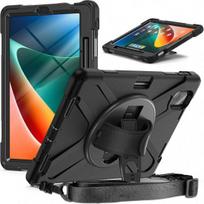 Case for Xiaomi-MiPad 5 6 7 8 Pro Redmi Pad 2 SE Stylus Holder& Kickstand Portable Heavy Duty Hybrid Shock-Proof Cover Rotatable Handle Shoulder For Mipad5/5Pro juoda