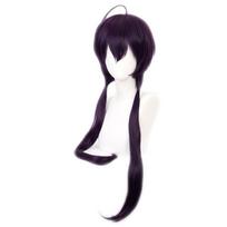 Anime Bungo Benamiai šunys Hitori Ayumu Kyoka Izumi Ilgi Purpuriniai Ponytails Karščiui atsparūs sintetiniai plaukai Cosplay Perukai Pelucas One Size violetinė