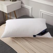 Penkių žvaigždučių viešbučio gryna medvilnė nuo plunksnų pūkų speciali apsauga gimdos kaklelio slankstelių miego pagalvė namuose 650g(low pillow) balta