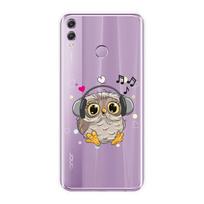 Mielas pelėdos galinis dangtelis Huawei Honor 8X MAX 10 9 8 telefonams, minkštas silikoninis dėklas Huawei Honor 7 8 9 10 Lite 7S 7X 7A 7C Pro telefonams Honor 7 5.2 inch