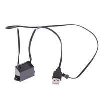 5V USB adapterio tvarkyklė 1-5M EL laidas elektroliuminescencinės šviesos valdiklis keitiklis