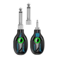2.4G Belaidė Gitaros Sistema Siųstuvas Imtuvas Rinkinys su Įkrovimo Skyriumi Garso Sistema 4 juoda