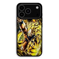 Case For iPhone 17 Pro Max Son Goku Super Saiyan SSJ3 Attack point Dragon Maniacase juoda