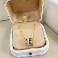 Baojia Shilon 18K Rose Gold Plated Necklace - New High-End, Non-Fading, Perfect Valentine's Day Gift