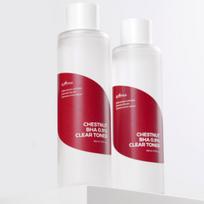 Isntree Kaštonų BHA 0,9% Skaistinantis tonikas 200ml 2 vnt. Šveičiamasis ir porų priežiūros tonikų rinkinys