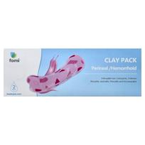 FOMI, Clay Pack, Perineum/Hemorrhoids, 2 Pack, 3 Sleeves