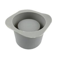 Handmade Succulent Planter Flowerpot Silicone Mold Concrete Plant Flower Pot Epoxy Resin Mold DIY Candle Holder Mould gray