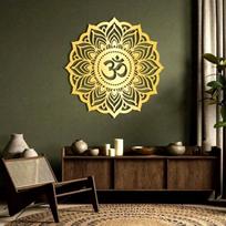 Metal Mandala Wall Art - Modern Yoga Meditation Decor, Waterproof & Rustproof, Home, Bedroom, Bathroom Wall Decoration TY8112