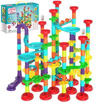 (197PCS) The Magic Toy Shop Marble Run Race Toy Set,Construction Building Block Maze Toy Gift 113/93/50pcs 113PCS