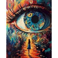 CHENISTORY Paint By Number Drawing On Canvas HandPainted Painting Art Gift DIY Colouring By Number Paint For Painting Home Decor 20x30cm no frame