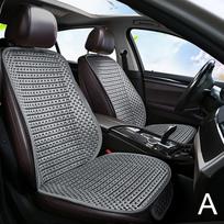 Automobilio pagalvėlė Vasarinė vėsinanti pagalvėlė Ledo šilko sėdynės užvalkalas Automobilio pagalvėlė Sezoninis universalus vėsinantis pagalvėlė 2 vnt. pilka spalva
