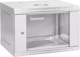 „NetRack“ spintelė, montuojama ant sienos, RACK spintelė, 19,6U, 400 mm, ECO-Line*, pilkos stiklinės durys