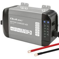 Qoltec Smart Monolith charger for LiFePO4 AGM GEL SLA batteries | 40A | 12V