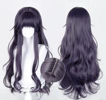 Waguri Kaoruko Cosplay Sintetiniai Perukai Ilgi Violetiniai Pilki Moteriški Plaukai Anime Karščiui Atsparūs Perukai Helovino Šventei gray