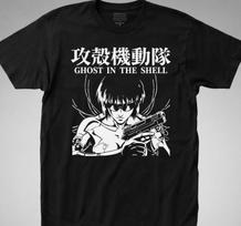 Mobile Riot Police T-SHIRT Cyberpunk Ghost in the Shell Japan Anime Manga Motoko XL