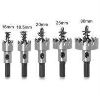 High-Speed Steel Hole Opener Set Durable Design Quickly Hole High-Speed Steel Hole Opener Multi-Material Cutter Serration Kit