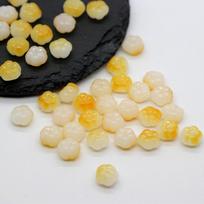 8 mm apyrankės karoliai Stiklo kūrimas mados dekoravimas „pasidaryk pats“ papuošalai priedai Medžiagos Žibintai su karoliukais 50 vnt Moliūgų rankų darbo plaukų papuošalų karoliukai