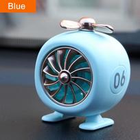 Car Air Freshener Conditioning Auto Vent Outlet Perfume Clip Fresh Aromatherapy Fragrance Atmosphere Light Smell Scent Diffuser mėlyna