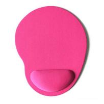Atminties putų riešo atrama klaviatūrai - Vienspalvė, Ergonomiška pagalba rašymui ant stalo wrist pad rožinė