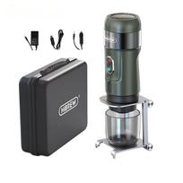 HiBREW H4B Belaidė Nešiojama 3-in-1 Espresso Kavos Aparatas - 15 Bar Slėgis - 2200mAh Įkraunama Baterija - 3 Įkrovimo Kabeliai žalia