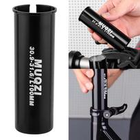 Bike Seat Post Shim Reducing Sleeve Extended 100mm Long Conversion Converter for Mountain BMX 30.9-31.6