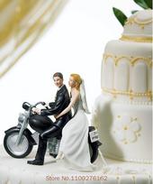 Cake Toppers Dolls Bride and Groom Figurines Funny Wedding Cake Toppers Stand Topper Decoration Supplies Marry Figurine