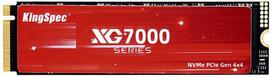 Kietasis diskas SSD KingSpec XG7000 1TB M.2-2280 (PCIe Gen4 x 4, NVME 1.4)