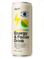 Energy & Focus Drink Lemon and lime – Funkcinis energinis gėrimas | Vilgain | 330 ml