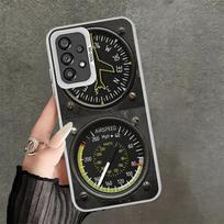 Aircraft Instrument Cockpit Radar Soft Phone Case for Samsung A17 A16 A15 A14 A13 A57 A56 A55 A54 A53 A37 A36 A35 A34 A33 A26 A2 Samsung A35